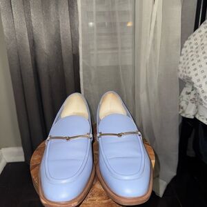 Franco Sarto Light Blue Loafers
